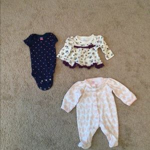 3 newborn outfits